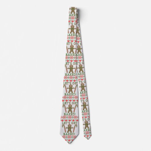 ジンジャーブレッド焼いたクッキーを手に入れよう ネクタイ (正面)