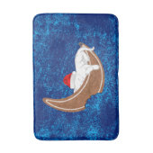 ジンジャーブレッド猫 バスマット (正面縦)