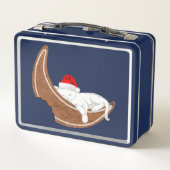 ジンジャーブレッド猫 メタルランチボックス (裏面)