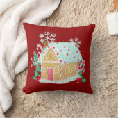 ジンジャーブレッド用喜び枕 クッション (ブランケット)