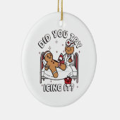 ジンジャーブレッド看護クリスマスにアイシングしてみた セラミックオーナメント (右)