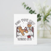 ジンジャーブレッド看護クリスマスにアイシングしてみた 案内ポストカード (スタンド正面)