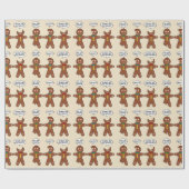 ジンジャーブレッド私の足はユーモアを痛める ラッピングペーパー (フラット)