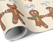 ジンジャーブレッド私の足はユーモアを痛める ラッピングペーパー (ロールコーナー)