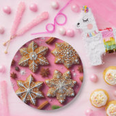 ジンジャーブレッド紙プレート! ペーパープレート (パーティー)