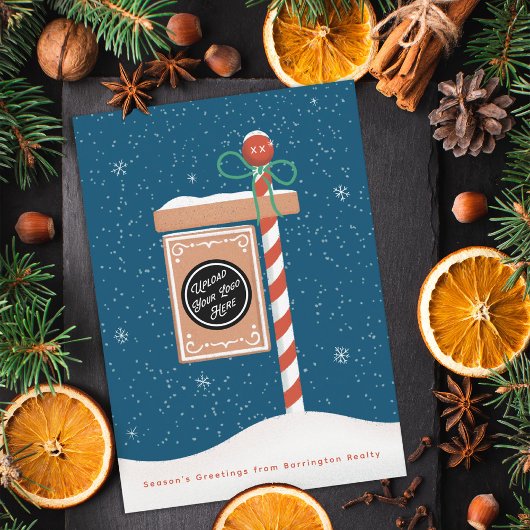 ジンジャーブレッド販売看板 不動産エージェント シーズンカード