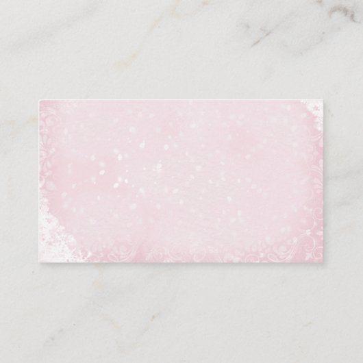 ジンジャーブレッド赤ちゃんシャワーおむつラッフルカード エンクロージャーカード (裏面)