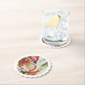 ジンジャーブレッド驚きホタテ丸紙コースター ペーパーコースター (インサイチュ)