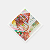 ジンジャーブレッド驚き標準カクテルペーパーナプキン スタンダードカクテルナプキン (角)