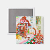 ジンジャーブレッド驚き角磁石 マグネット (正面/裏面)