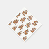 ジンジャーブレッド骨組み男 スタンダードカクテルナプキン (角)