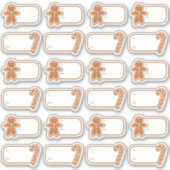 ジンジャーブレッド24ギフトラベルシール シール (正面)