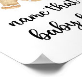 ジンジャーブレッド – そのベビー食品の名前 ポスター (角)