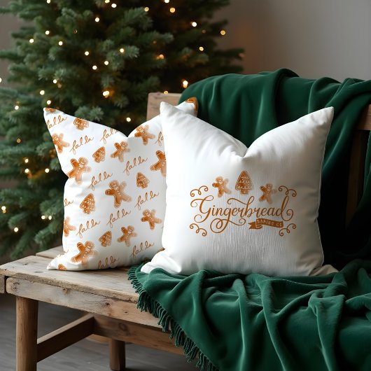 ジンジャーブレッド&カンパニーウォーターカラージンジャーブレッドCookie クッション