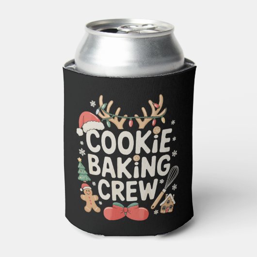 ジンジャーブレッド クッキー焼きクルー トナカイのツノ 缶クーラー (缶正面)
