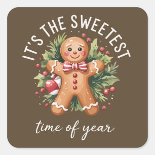 ジンジャーブレッド クリスマスの甘い季節 スクエアシール