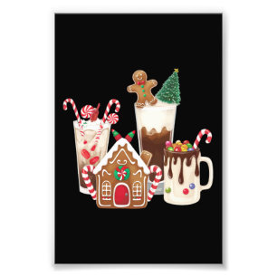 ジンジャーブレッド クリスマスコーヒー好きな人へのギフト クリスマス フォトプリント