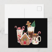 ジンジャーブレッド クリスマスコーヒー愛好家ギフト クリスマス (正面/裏面)