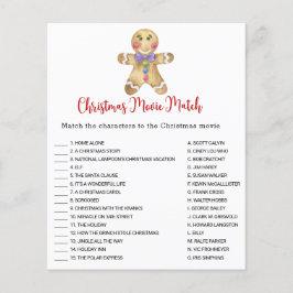 ジンジャーブレッド – クリスマスムービーのマッチゲーム