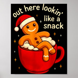 ジンジャーブレッド クリスマス おやつ クッキー おもしろ 男の子 ポスター