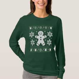 ジンジャーブレッド クリスマス ださいセーター Tシャツ