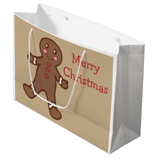 ジンジャーブレッド クリスマス ギフトバッグ (正面アングル)