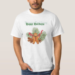 ジンジャーブレッド クリスマス メンズ Tシャツ