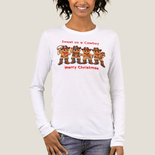 ジンジャーブレッド スウィートカウボーイ クリスマスクッキー Tシャツ