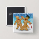 ジンジャーブレッド・トリオ 缶バッジ (正面&裏面)