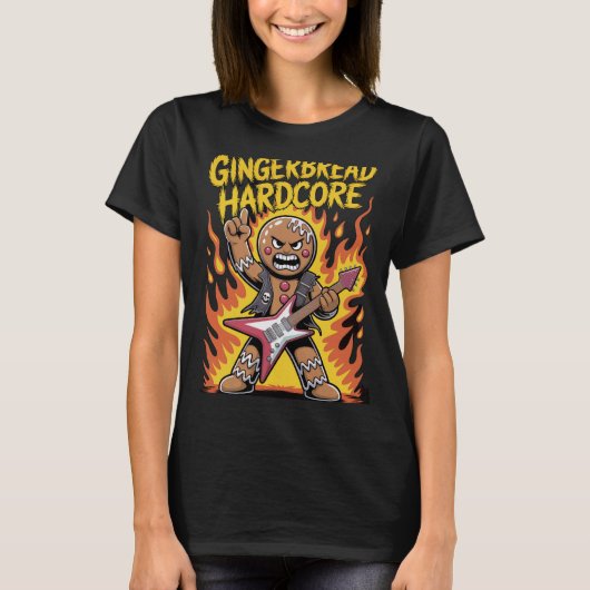 ジンジャーブレッド・ハードコア Tシャツ (正面)