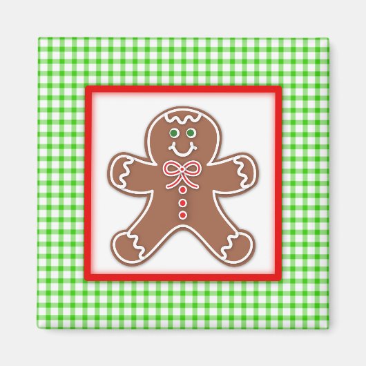 ジンジャーブレッド・フレンズ・ボーイ マグネット (正面)