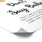 ジンジャーブレッド – ベビー ポスター (角)