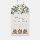 ジンジャーブレッド ホリデー ギフトタグ (正面)