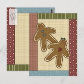 ジンジャーブレッド ポストカード (正面/裏面)