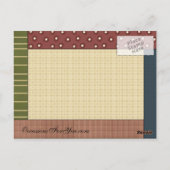 ジンジャーブレッド ポストカード (裏面)