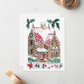 ジンジャーブレッド　メモカード　ブランク　封筒付 ノートカード (正面/裏面インサイチュ)