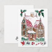 ジンジャーブレッド　メモカード　ブランク　封筒付 ノートカード (正面/裏面)