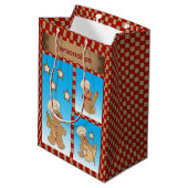 ジンジャーブレッド·ラブ ミディアムペーパーバッグ (裏面アングル)