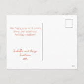 ジンジャーブレッド「From Our House」クリスマスポストカード シーズンポストカード (裏面)