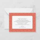 ジンジャーブレッドChristmas Boy Baby Shower ノートカード (裏面)