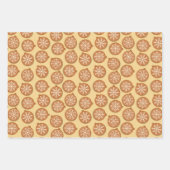 ジンジャーブレッドChristmas Cookie ラッピングペーパーシート (正面3)