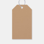 ジンジャーブレッドChristmas Cookie – 自家製Cookie ギフトタグ (裏面)