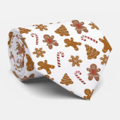 ジンジャーブレッドCookieとキャンディカン ネクタイ (ロール)