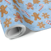 ジンジャーブレッドCookieとキャンディカン ラッピングペーパー (ロールコーナー)