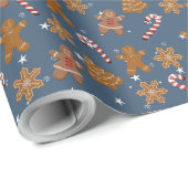 ジンジャーブレッドCookieとキャンディカン ラッピングペーパー (ロールコーナー)