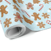 ジンジャーブレッドCookieとキャンディカン ラッピングペーパー (ロールコーナー)