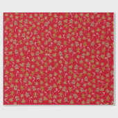 ジンジャーブレッドCookieとキャンディカン ラッピングペーパー (フラット)