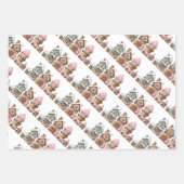 ジンジャーブレッドCookieとハウス ラッピングペーパーシート (正面3)