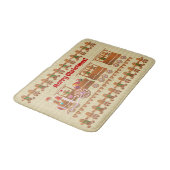 ジンジャーブレッドCookieのクリスマスパーティーバスマット バスマット (アングル)