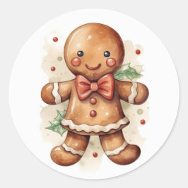 ジンジャーブレッドCookieのシール ラウンドシール